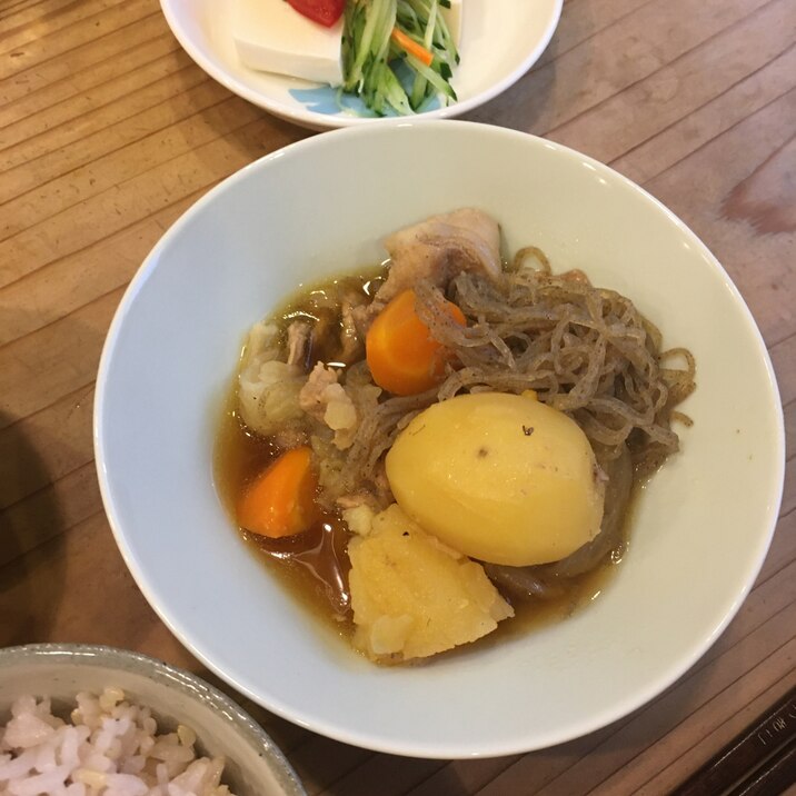 スパイスが隠し味！私の肉じゃが